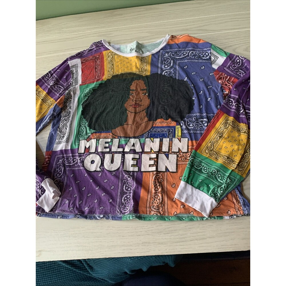 On Fire Women Size 3X Patchwork Melanin Queen Well Loved Printed